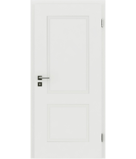 Bíle lakované interiérové dveře s reliéfy KAISERline KAISERline - R38L bíle lakováno