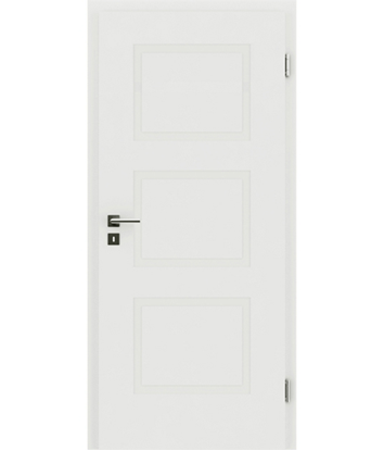 Picture of Bíle lakované interiérové dveře s reliéfy KAISERline KAISERline - R49L, bíle lakováno