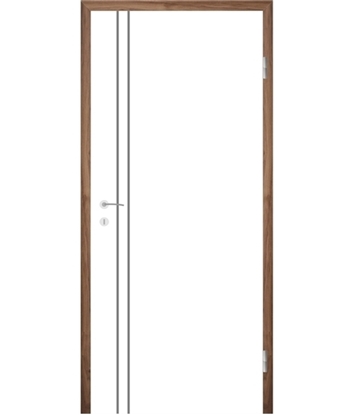 Bíle lakované interiérové dveře COLORline - EASY R73L