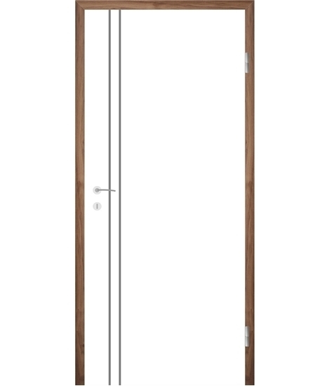 Bíle lakované interiérové dveře COLORline - EASY R73L