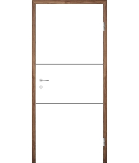 Bíle lakované interiérové dveře COLORline - EASY R74L